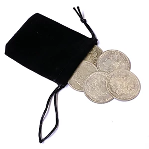 Replica Dollar Palming Coins for magic - Set of 5 - Picture 1 of 4