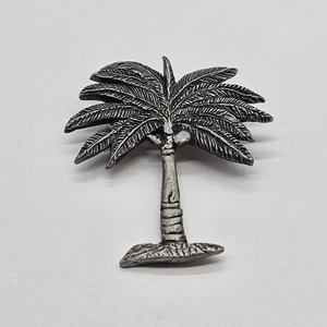 Vintage Tropical Palm Tree Signed Patik Statement Brooch Pin Fashion  - Picture 1 of 6