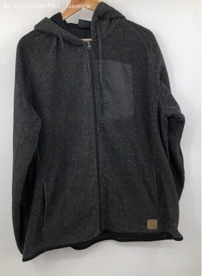 Men's Field & Stream Black Full Zip Tight Knit Hoodie - Size Large - Image 1 of 4