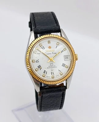 Reloj Titoni Cosmo King Rotomático Esfera Diamante 31mm Oro Acero Vintage 717-320 Foto 1 de 4