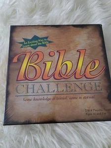 Bible Challenge Some Knowledge Is Trivial, Some is Eternal Family Board Game New - Picture 1 of 2