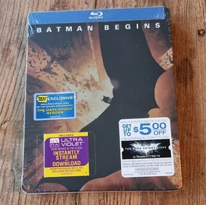 Batman Begins - Blu-ray Steelbook - Ohne Deutschen Ton - Best Buy - NEU & OVP - Bild 1 von 1
