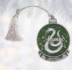 Universal Studios Slytherin™ Shrewd Metal Ornament New  - Picture 1 of 1