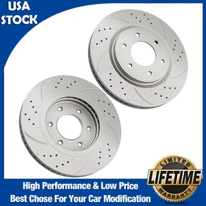 31506 Nuevo par de rotores de freno de disco delanteros para Nissan TITAN 2007 2008-2015 2017-2023 - Imagen 1 de 19