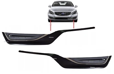 PAR / JUEGO DE REJILLAS DELANTERAS INFERIORES + CROMADAS PARA VOLVO S60 V60 2013-2018 Foto 1 de 4