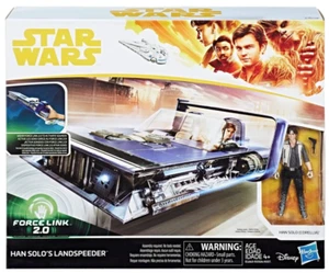 Star Wars Han Solo’s Landspeeder Force Link 2.0 Figure Play Set - Picture 1 of 5