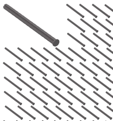 ☀️LEGO Technic 50x Dark Bluish Gray Axle 8 w/ Stop #55013 Rod Mindstorms NXT - Image 1 of 2