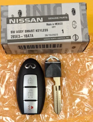KR55WK49622 New OEM Infiniti Smart Prox Key - 3B 285E3-1BA7A - Image 1 of 3