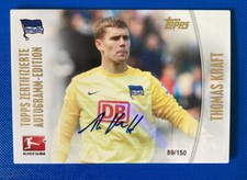 Topps Bundesliga Chrome 2013/14 Thomas Kraft Autograph