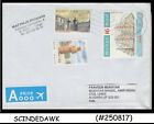 BELGIUM - 2011 AIR MAIL Envelope to INDIA with Stamps