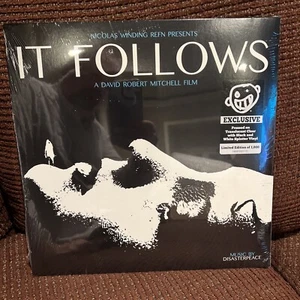 It Follows Soundtrack DisasterPeace Clear Black White Splatter Vinyl LP , New - Picture 1 of 9