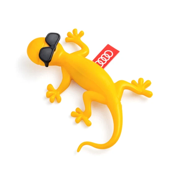 Genuine Audi Gecko air freshener - Yellow Sunglasses - tropical - 85H087009L - Image 1 of 1