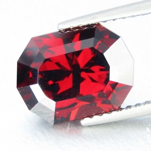 4.50Cts Classic 100% Natural Almandaine Garnet  10.8x8x6.3mm Rectangle Cut - Picture 1 of 5
