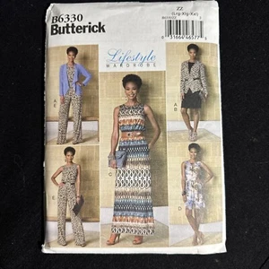 Butterick 6330 Misses Jacket Dress Jumpsuit Sewing Pattern Plus Size L-XL-XXL - Picture 1 of 2