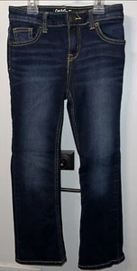 Girls Cat & Jack Bootcut Dark Wash Jeans-Worn Once-Size 6 - Picture 1 of 6