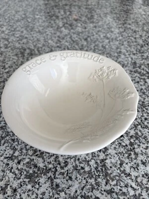 Mary & Martha Queen Anne's Lace Маленький Ножной Сервер Коллекция Благодарности и Изящества - Изображение 1 из 4