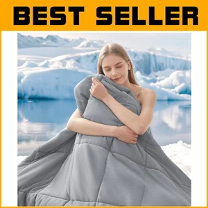 Cooling Comforter King Size - Double-Sided Breathable Blanket for Hot Sleepers - Picture 1 of 9