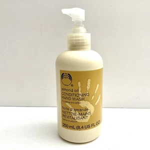 The Body Shop ALMOND Conditioning Hand Wash Soap Free Full Size Pump 8.4 Oz - Picture 1 of 2