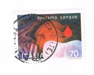 1977 - L.70 FRANCOBOLLI ITALIA - DONIAMO SANGUE - Picture 1 of 1