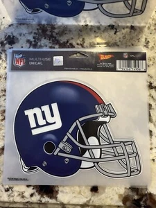 🏈 New York Giants 🏈 Casco de equipo NFL Logo Calcomanía pegatina reutilizable 🆕 - Imagen 1 de 1