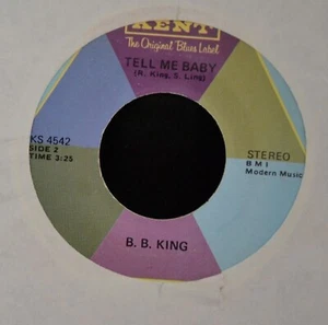 B.B. BB King Kent 4542 Tell Me Baby and That Evil Child - Picture 1 of 1