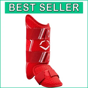 Custom Fit Pro-SRZ 2.0 Batter's Leg Guard in Scarlet for Right Handed Players - Picture 1 of 11