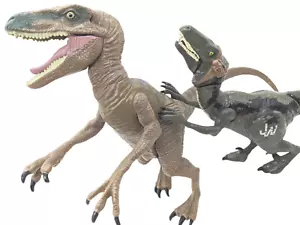 Jurassic World Dino Hybrid Alpha & Delta Velociraptor Raptors Actionfiguren - Bild 1 von 6