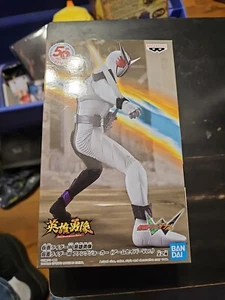 Statua BanPresto Kamen Rider W Hero's Brave figura Kamen Rider W FangJoker nuova con scatola - Foto 1 di 2