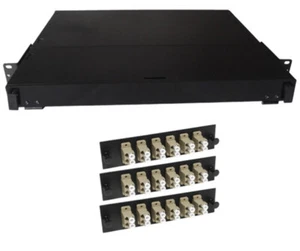 Fiber Rackmount Panel Frontplatte abgedeckt 36 LC MM - Bild 1 von 7