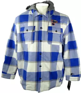 Chaqueta a cuadros con botones St. Louis Blues NHL Starter para hombre - Imagen 1 de 9