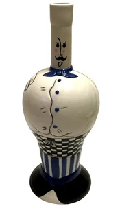 Boston Warehouse Chef Decanter Budvase Vase 11.5" Tall Ceramic Bistro No cork - Picture 1 of 5