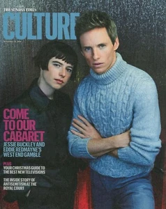 UK Sunday Times Culture Magazine: Jessie Buckley, Eddie Redmayne, 21.11.21 - Picture 1 of 2