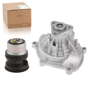 Engine Water Pump & Coolant Thermostat For Porsche Cayenne Macan Panamera 4.8L - Picture 1 of 13