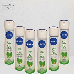 6x 150ml Nivea Fresh Pure Deo Spray 48h 0% Aluminium Hautfreundlich antibakt. - Bild 1 von 2