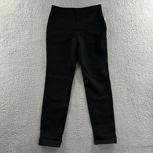 Studio M Womens Pants Black Size Medium Pull On Mid Rise Rayon Nylon Blend - Picture 1 of 15