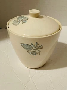 Rare Marcrest Stetson Blue Spruce Sugar Bowl Vintage '50s - Picture 1 of 9