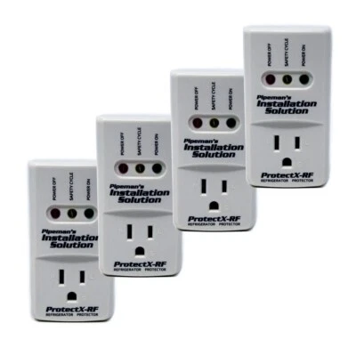 4 Pack Refrigerator 1875 Watts Voltage Brownout Appliance Surge Protector NEW - Image 1 of 4