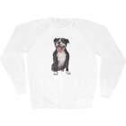 'staffordshire Bull Terrier' Adult Sweatshirt / Sweater / Jumper (sw027917)