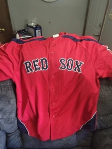 Boston Red Sox #18 DAISUKE MATSUZAKA majestätische Originalware XL Trikot - Bild 1 von 4