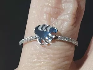 Duftender Schmuck Ring Größe 9 Island Time Monstera Blatt Neu mit Etikett - Bild 1 von 2