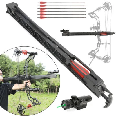 Rapid Bow Shooter Launcher 6 Arrow Archery Compound Recurve Bow Continuous Shoot - Image 1 of 4