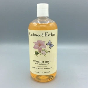 Crabtree & Evelyn Summer Hill Bath & Shower Gel Body Wash 16.9 oz New - Picture 1 of 2