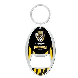 333366 RICHMOND TIGERS 2019 AFL PREMIERS BOTTLE OPENER KEYRING KEY RING - Picture 1 of 1