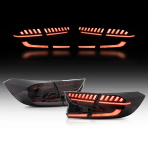 Left & Right Smoked LED Rear Tail Light Lamp Assembly For 2018-2021 Honda Accord - Picture 1 of 12