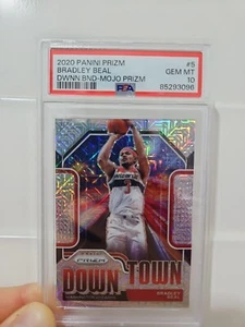Bradley Beal 2020-21 Prizm Downtown Bound Mojo 20/25 PSA 10 Gem Suns Wizards NBA - Picture 1 of 2