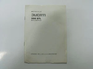 Manuale "Uso e Manutenzione"- Owner's manual DUCATI 350 GTL BICILINDRICA - Picture 1 of 1