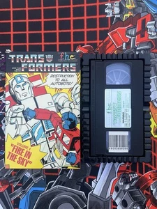 Transformers VHS Tape Vol 4 FIRE IN THE SKY FHE Big Box 1984 Vintage G1 80s - Picture 1 of 7
