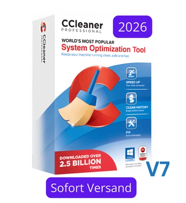 CCleaner Professional 2025-2026 Windows  | 1 PC | 1 Jahr |  E-Mail Key Versand - Bild 1 von 4