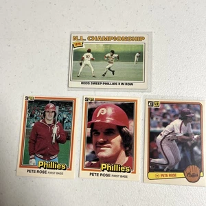 Pete Rose Topps Donruss 1977 1981 1983 - Picture 1 of 5