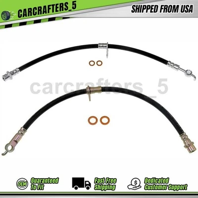 2 mangueras hidráulicas de freno delantero para Toyota Highlander 2001-2003 2,4 L Foto 1 de 4